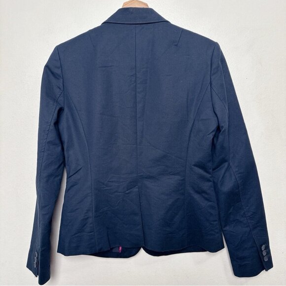 Banana Republic Womens 4 Stretch Navy Career Button Blazer - Picture 15 of 15